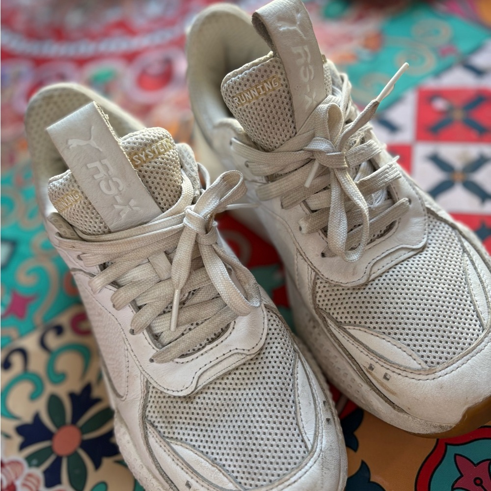 RS-X Cream Sneakers